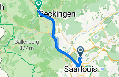 Route in der Bikemap App öffnen