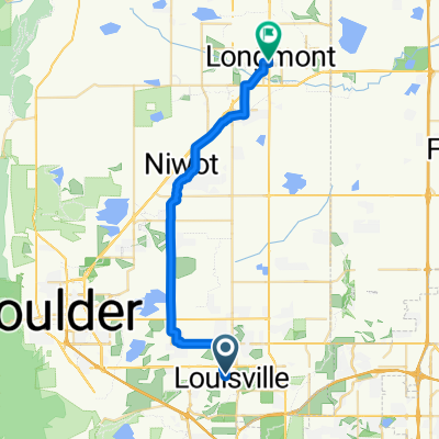 1108 Lincoln Ave, Louisville to 655 Fourth Ave, Longmont