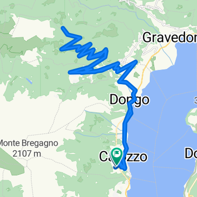 Hoch über Garzeno und zurück