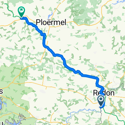 Itinéraire à partir de Rue du Château, Rieux
