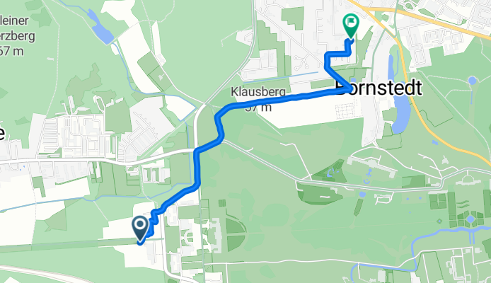 Am Neuen Palais, Potsdam nach Am Krongut 25, Potsdam