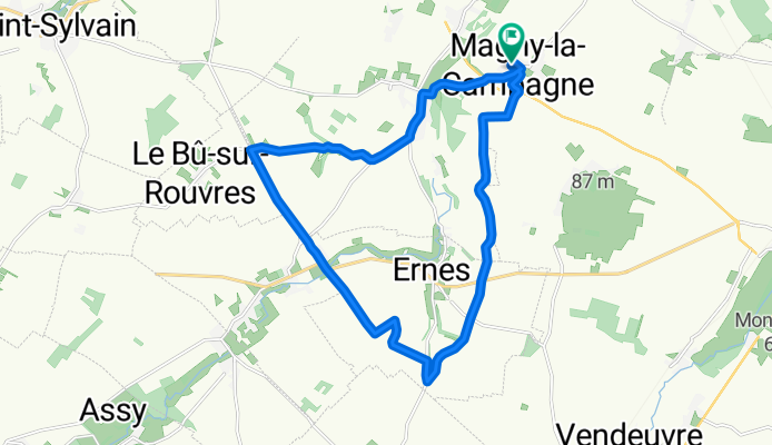 De 4 Rue de la Nouvelle École, Magny-la-Campagne à 4 Rue de la Nouvelle École, Magny-la-Campagne