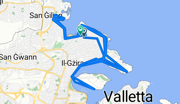 De Triq Melita, Sliema a Triq Dun Karm Psaila, Sliema