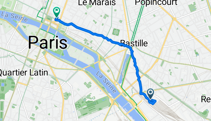 De Place Louis-Armand, Paris à Rue de Rivoli 78, Paris