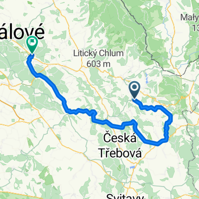 Letohrad-Moravská-Sázava-Zdar