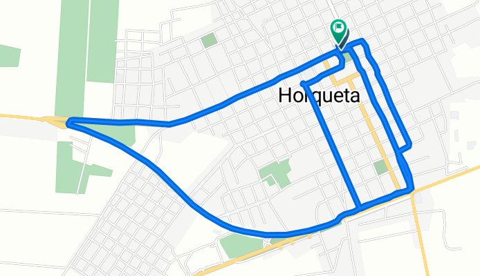 De Avenida Poniente Franco, Horqueta a Virgen del Rosario, Horqueta