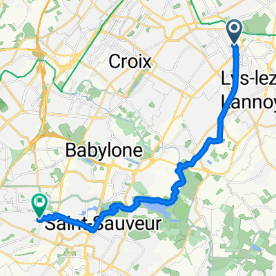 Itinéraire vers 13 Rue Edouard Vaillant (hellemmes), Lille