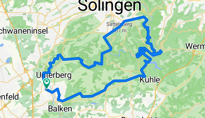Leichlingen Bf, Solingen-Schaberg Bf, Burg,  Sengbachtalsperre