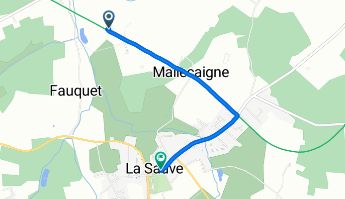 De 520 Chemin de Marcon, La Sauve à 11 Place Saint-Jean, La Sauve