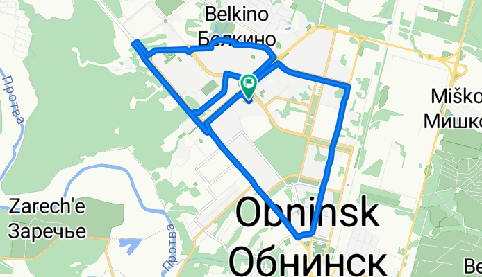 От улица Королёва, 29, Обнинск до улица Королёва, 29, Обнинск