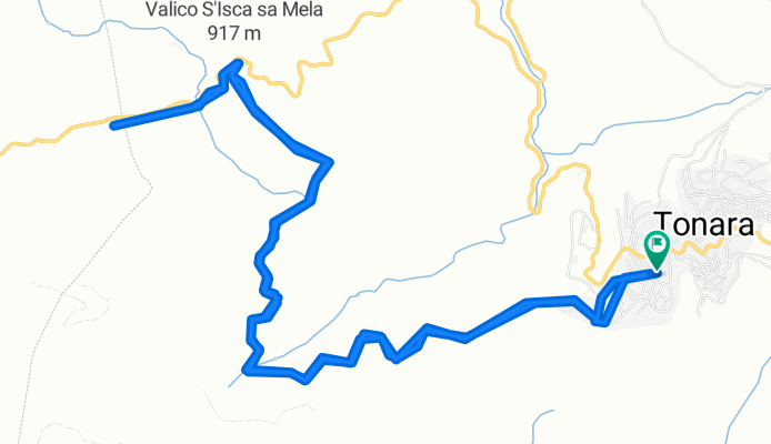 Da Via Dante 40, Tonara a Via Dante 40, Tonara