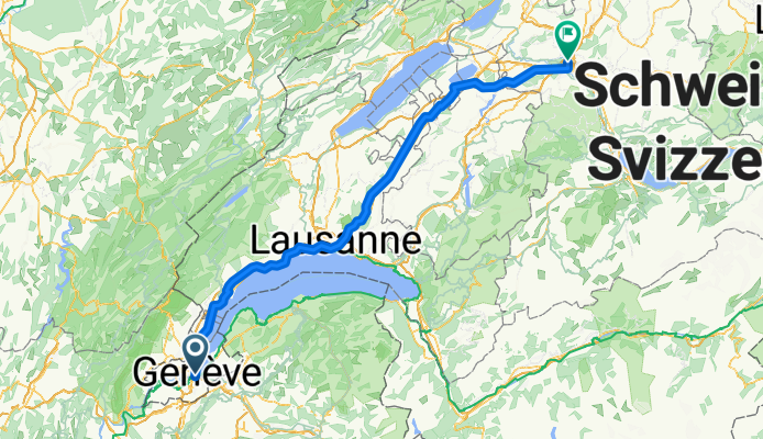 Bel Air, Genf nach Wyleregg, Bern