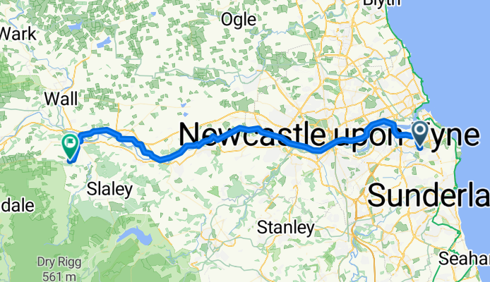 63 Gerald Street, South Shields to Curlew Cottage, Dipton Mill Road, Hexham