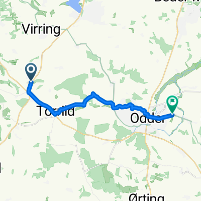 Gammel Horsensvej 344, Skanderborg to Rørthvej 159, Odder