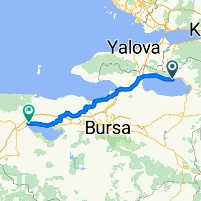 İznik Orhangazi Yolu to Balıkesir Bursa Yolu