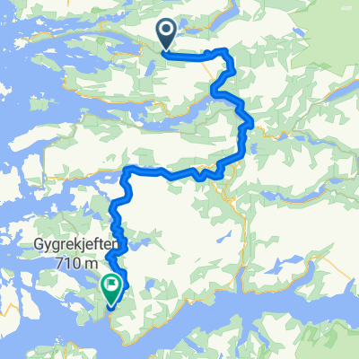 Endestadvegen 43 nach Handalsvegen 8