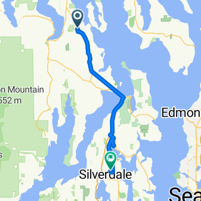 Rhody Court 123, Chimacum to Walker Road Northwest 795, Poulsbo