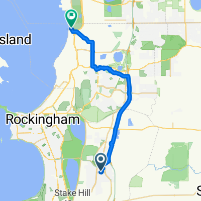 20 Trivalve Road, Baldivis to Cockburn Road, Naval Base
