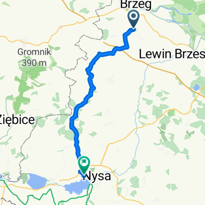 Krzyżowice 52, Olszanka do Skorochów 24, Nysa