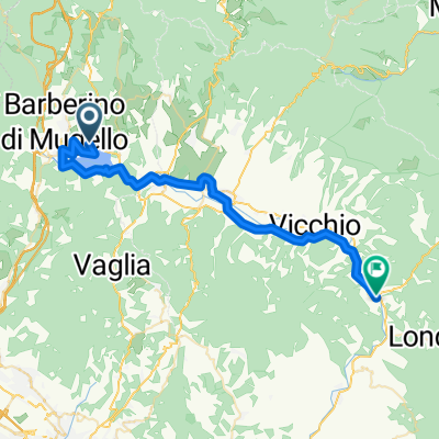 Barberino del Mugello - Dicomano: la via dei frati by PisteCiclabili.com