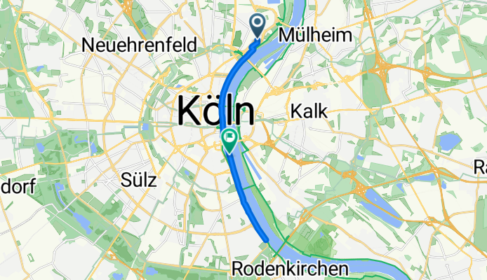 Delfter Straße 4, Köln to Im Zollhafen 15, Köln