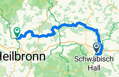 Route in der Bikemap App öffnen