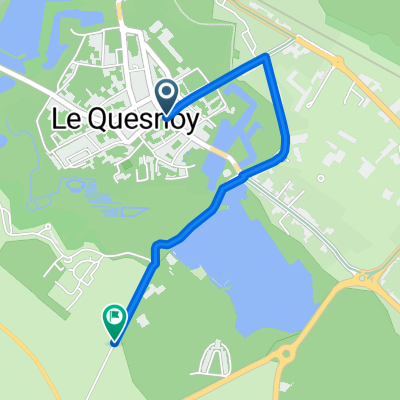De Rue Casimir Fournier, Le Quesnoy à 3 Chemin de Ghissignies, Le Quesnoy