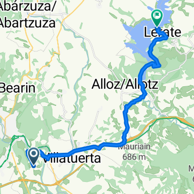 De Camino de Ordoiz, Estella - Lizarra a Diseminado Camping Aritzaleku, Guesálaz