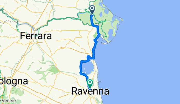 Da San Donà di Piave a Roma - 2da tappa da Taglio di Po a Ravenna