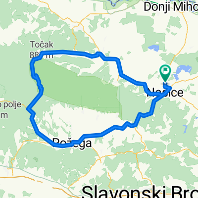 Požega - Novo Zvečevo - Voćin