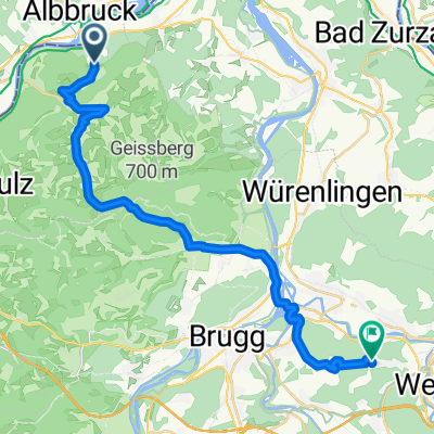 Sennhof 366, Schwaderloch nach Münzlishausenstrasse 7, Baden