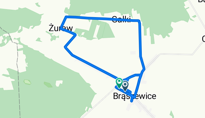 Sieradzka 100, Brąszewice do Sieradzka 109, Brąszewice