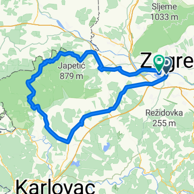 Zagreb-Krašić-Slapnica-Samobor-Zagreb