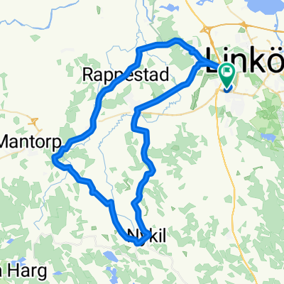 Sectra - Malmen - Vikingstad - Nykil - Gammelkil - Barnmorskekorset - Lunnevad - Rappestad - Malmslätt - Sectra