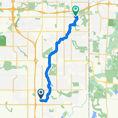 15558 Floyd Ln, Overland Park to 11101–11151 Tomahawk Creek Pkwy, Leawood