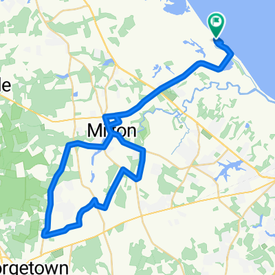 1610 Beach Plum Dr, Milton to 1648–1698 Pintail Rd, Milton