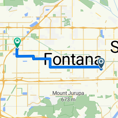 1062 S Geronimo Ave, Rialto to 7951 Etiwanda Ave, Rancho Cucamonga