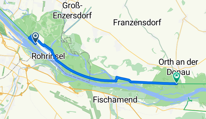 Route von Finsterbuschstraße 21–36, Wien