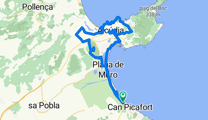 Puig de Sant Marti und Alcudia
