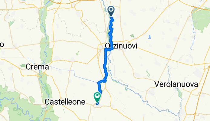 Percorso per Via Gramsci 44, Soresina