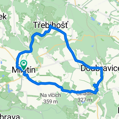 PŘ 11 - Bílé Poličany - Doubravice - Třebihošť - dětská