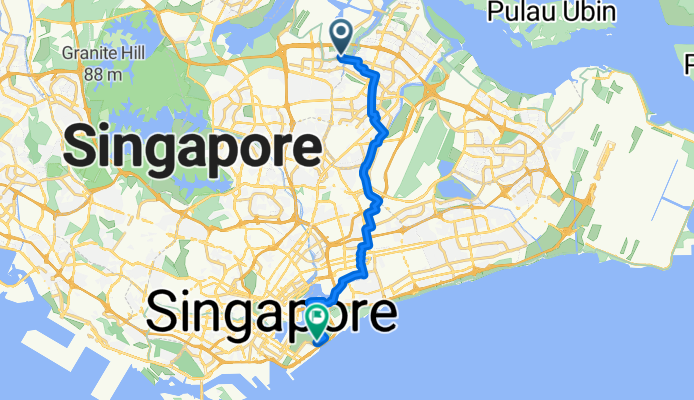 470C Fernvale Link, Sengkang to 8 Marina Gardens Drive, Marina