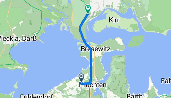 Am Campingplatz 1, Pruchten nach Am Bahndamm 81, Zingst