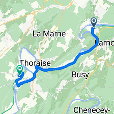 De Rue de la Fin 5, Avanne-Aveney à Rue de la Grande Plaine 9, Torpes