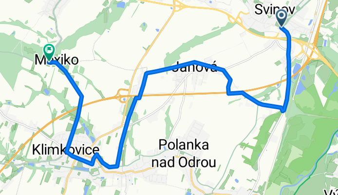 Svinov - Premysov - Vaclavovice - Klimky - Mechiko