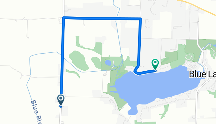 County Road 550 East 4885, Churubusco to East McGuire Road 6727, Churubusco