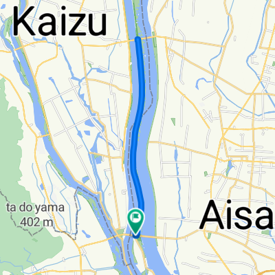 県道125号, Aisai-Shi to 県道125号, Aisai-Shi