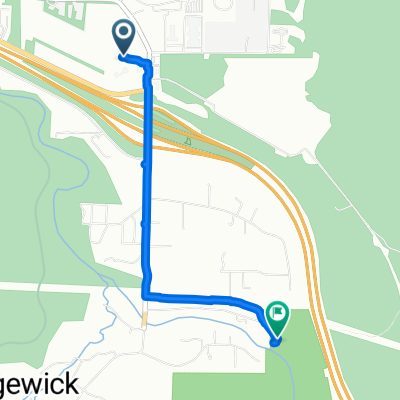 Route to 47487–47599 SE 159th St, North Bend