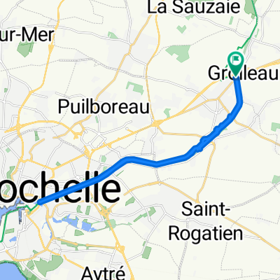 De Avenue de la Libération, Dompierre-sur-Mer à Rue des Roses, Dompierre-sur-Mer