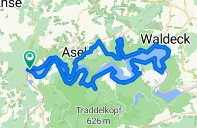 Route in der Bikemap App öffnen